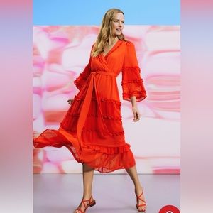 “Alexis” for Target Spring Designer Red Midi Dress
